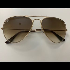 RAY BANS - Aviator gold gradient